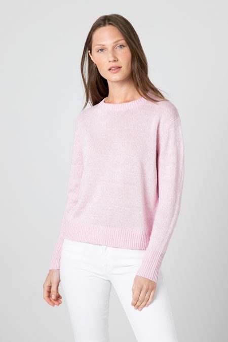 Textured Crop Crew - Kinross Cashmere