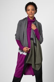 Colorblock Wrap - Kinross Cashmere