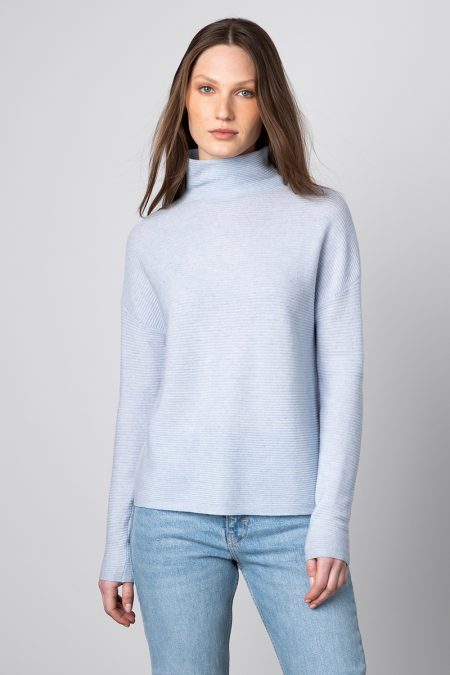 Textured Slouchy Funnel - Kinross Cashmere