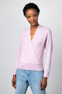 Rib Surplice - Kinross Cashmere