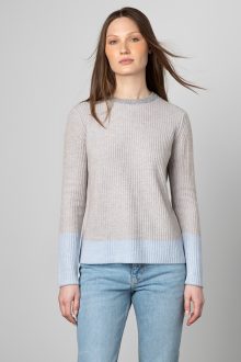 Plaited Rib Crew - Kinross Cashmere