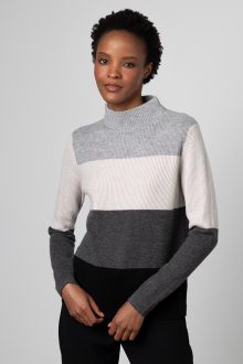 Colorblock Funnel - Kinross Cashmere