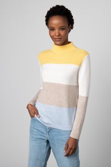 Colorblock Funnel - Kinross Cashmere