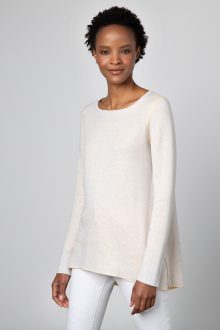 Hi-Low Reversible Boatneck - Kinross Cashmere