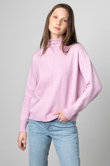 Seamed Dolman Funnel - Kinross Cashmere