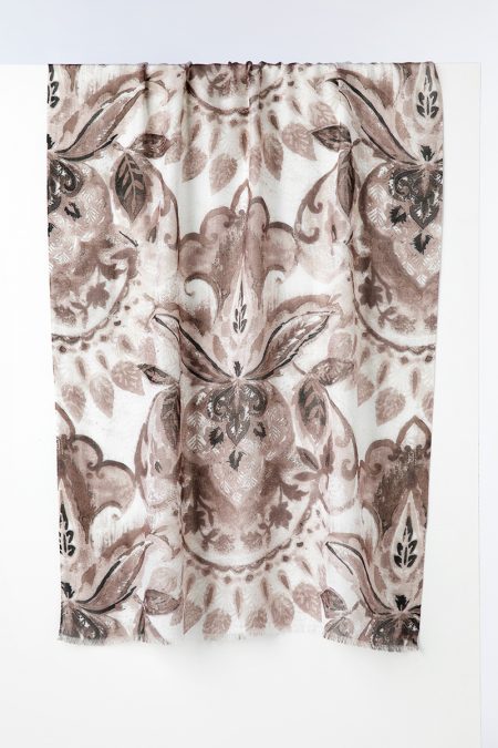 Tranquility Tapestry Print Scarf - Kinross Cashmere