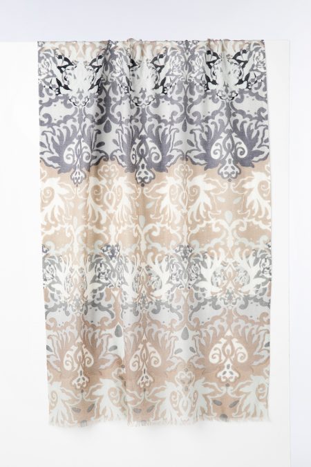 Zen Filigree Print Scarf - Kinross Cashmere