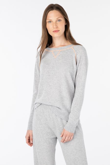 Coverstitch Sweatshirt - Kinross Cashmere