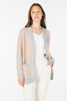 Loop Stitch Cardigan - Kinross Cashmere