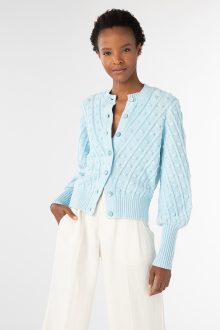 Bobble Cardigan - Kinross Cashmere