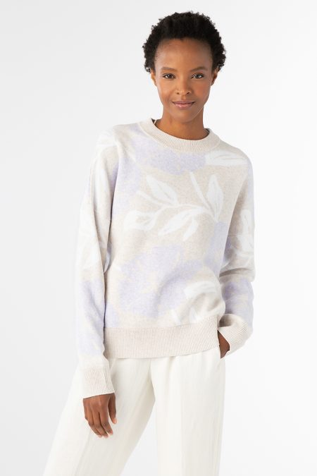 Floral Crew - Kinross Cashmere