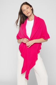 Ruffle Triangle Wrap - Kinross Cashmere