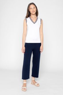 Crop DBL Knit Pant - Kinross Cashmere