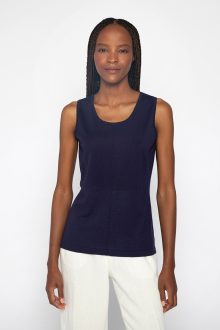 Seamed Tank - Kinross Cashmere