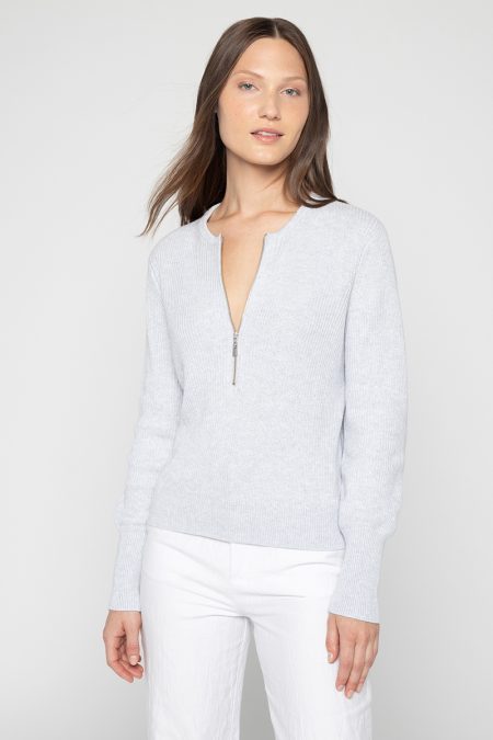 Zip Henley - Kinross Cashmere