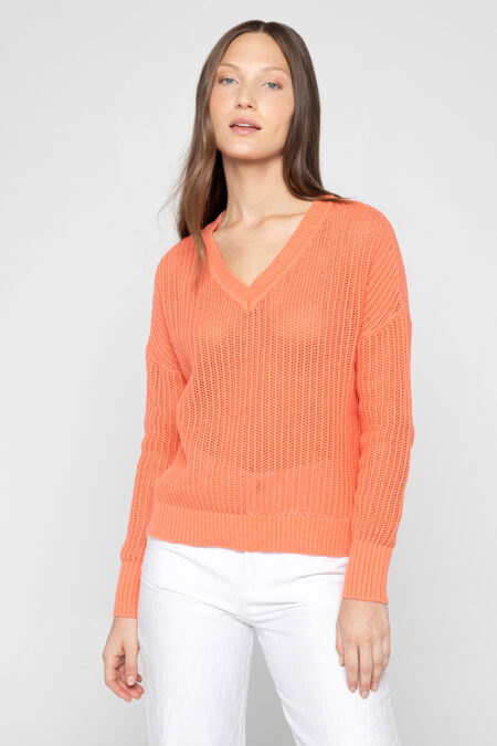 Open Stitch Vee - Kinross Cashmere