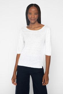 Elbow Slv Boatneck - Kinross Cashmere