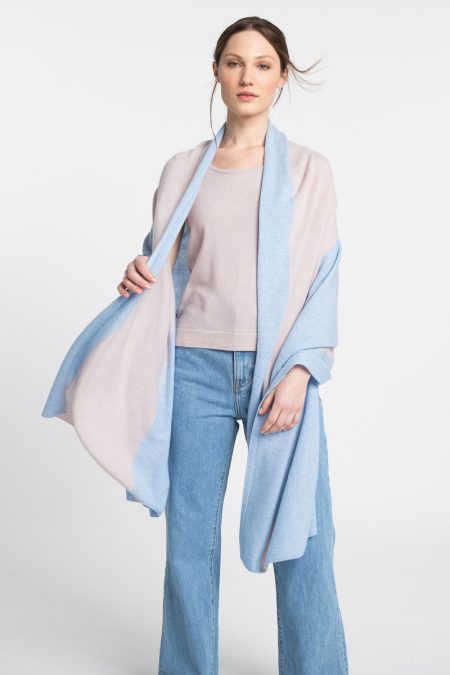 Colorblock Wrap - Kinross Cashmere