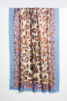 Animal Print Scarf - Kinross Cashmere