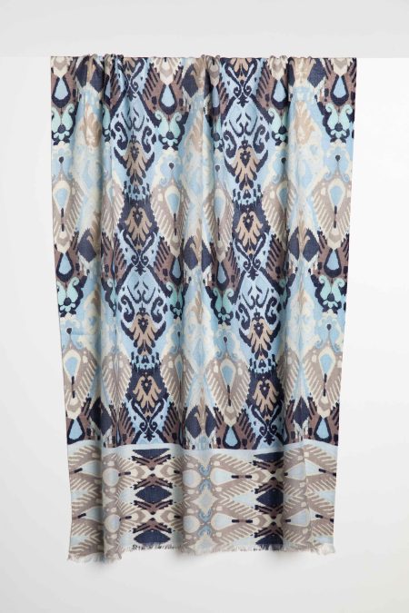 OCEANA IKAT PRINT SCARF – Coastal