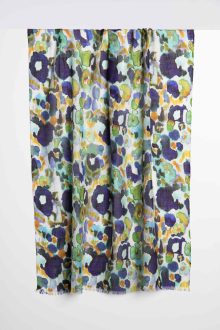 Animal Floral Print Scarf - Kinross Cashmere