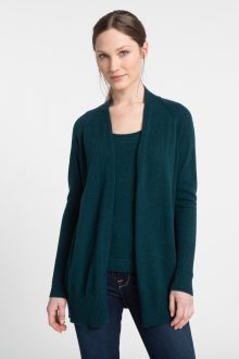 Rib Detail Cardigan - Kinross Cashmere