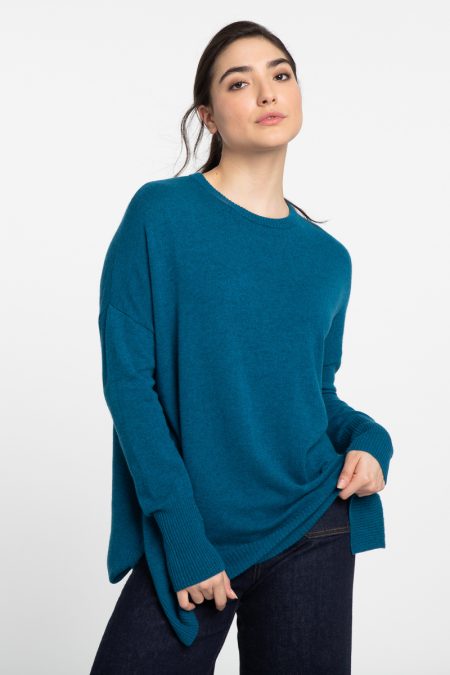 Easy Crew Pullover - Kinross Cashmere