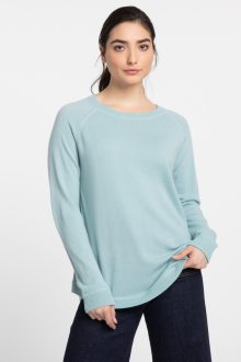 Round Hem Sweatshirt - Kinross Cashmere