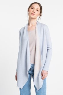 Reversible Drape Cardigan - Kinross Cashmere