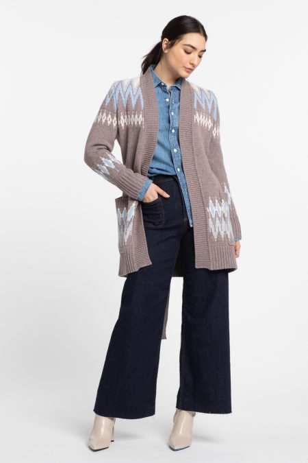 Alpine Belted Cardigan - Kinross Cashmere