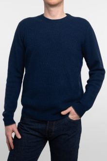 Rib Tipped Crew - Kinross Cashmere