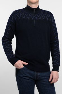 Alpine Qtr Zip Mock - Kinross Cashmere