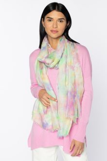 Dreamscape Print Scarf - Kinross Cashmere