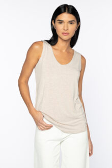 Hi Low Vee Tank - Kinross Cashmere