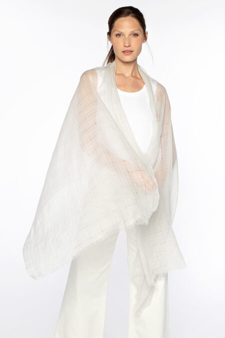 Openwork Sequin Shawl - Kinross Cashmere