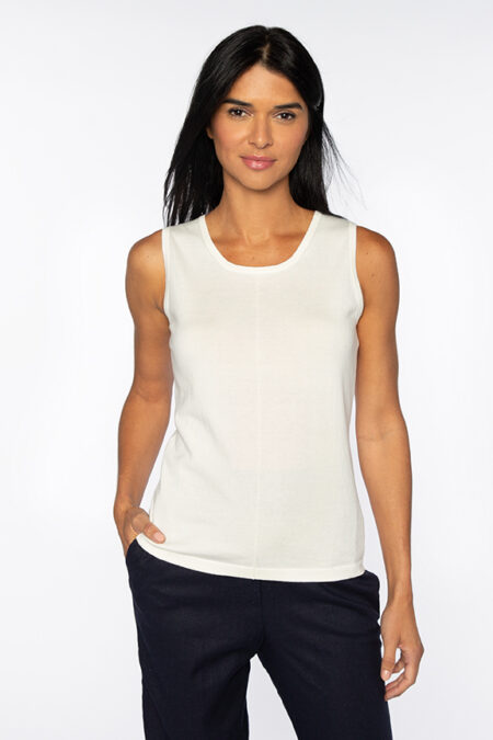 Seamed Tank - Kinross Cashmere