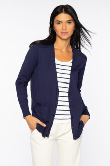 Vee Button Cardigan - Kinross Cashmere