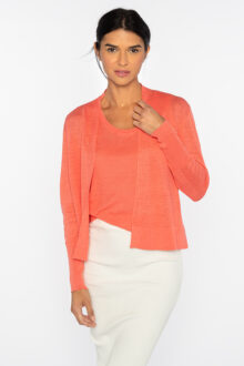 Open Front Cardigan - Kinross Cashmere