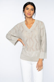 Openwork Vee - Kinross Cashmere