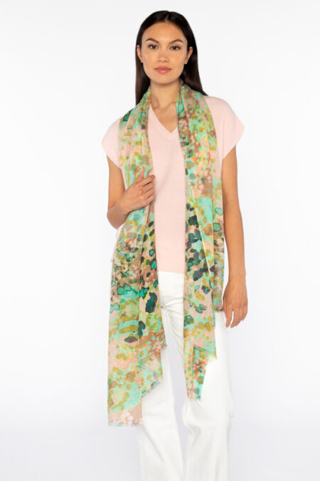 Glimmer Print Scarf - Kinross Cashmere