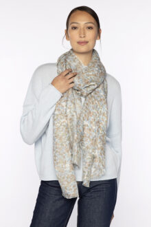 Pebble Print Scarf - Kinross Cashmere