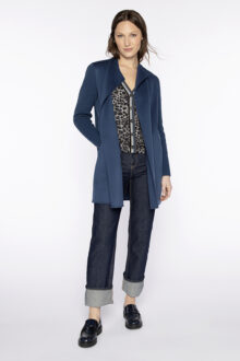 Rib Sleeve Coat - Kinross Cashmere