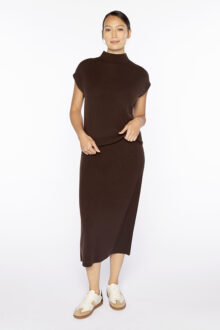 Rib Skirt - Kinross Cashmere