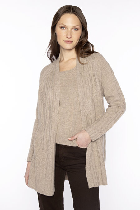 Easy Cable Detail Cardigan