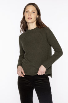 Hi Low Rib Trim Funnel - Kinross Cashmere