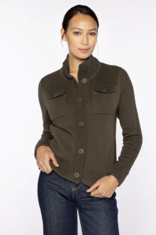 Cargo Cardigan - Kinross Cashmere