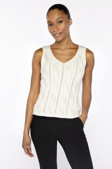 Crystal Cable Tank - Kinross Cashmere