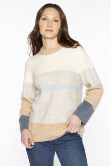 Lofty Colorblock Crew - Kinross Cashmere