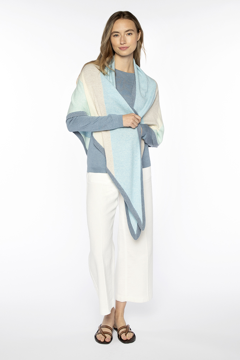 Stripe Triangle Wrap