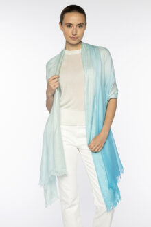 Ombre Sequin Shawl - Cameo- Kinross Cashmere
